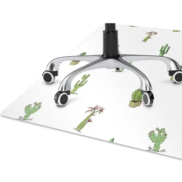 Alfombra para silla de escritorio Cactus