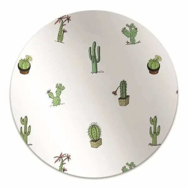 Alfombra para silla de escritorio Cactus