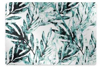 Alfombra para silla de escritorio Palma tropical