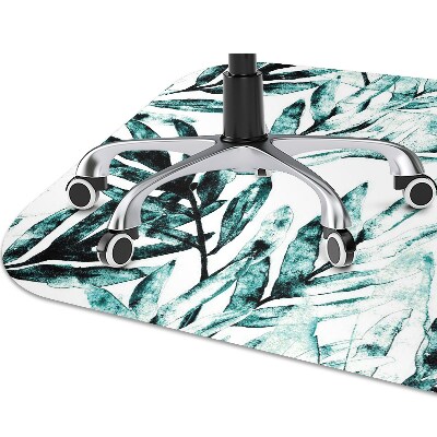 Alfombra para silla de escritorio Palma tropical