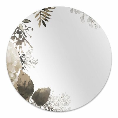 Alfombra protectora suelo para silla Flores de hortensia