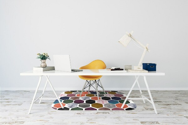 Alfombra silla ordenador Panal