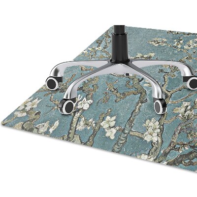 Alfombra silla ordenador Flor de cerezo