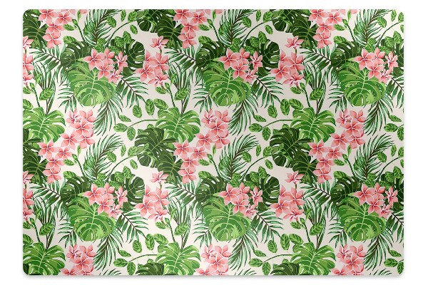 Alfombrilla para silla de escritorio Hibisco
