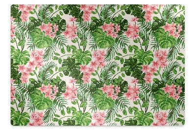 Alfombrilla para silla de escritorio Hibisco