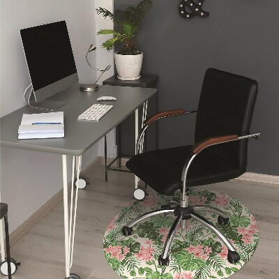 Alfombrilla para silla de escritorio Hibisco