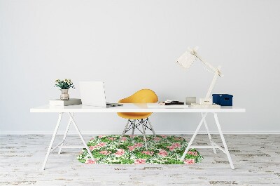 Alfombrilla para silla de escritorio Hibisco