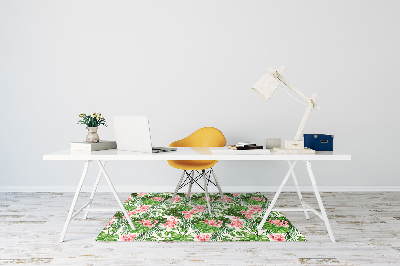 Alfombrilla para silla de escritorio Hibisco