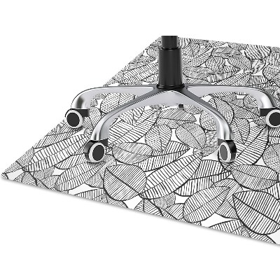 Alfombra para silla de escritorio Patrón tropical