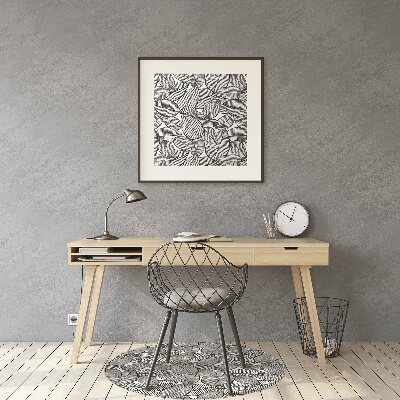 Alfombra para silla de escritorio Patrón tropical