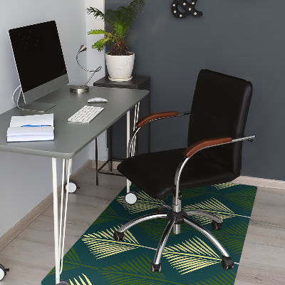 Alfombra silla ordenador Hoja de palma
