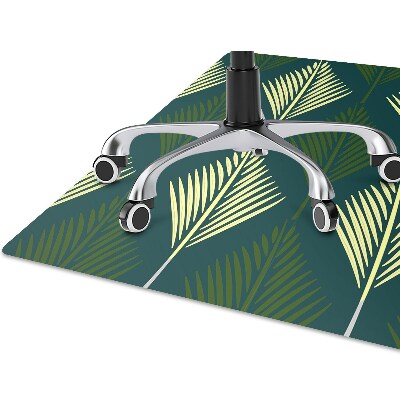 Alfombra silla ordenador Hoja de palma
