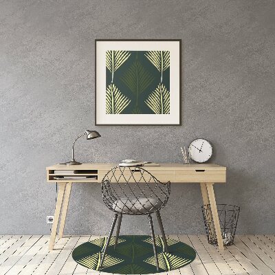 Alfombra silla ordenador Hoja de palma
