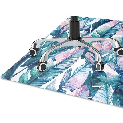 Alfombra para silla de escritorio Hojas del arco iris