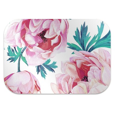 Alfombra para silla de escritorio Flor de semilla de amapola