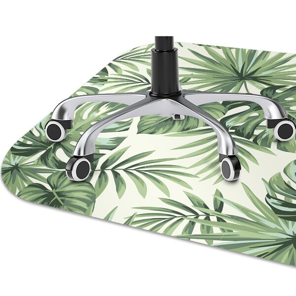 Alfombra para silla de escritorio Patrón tropical