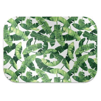 Alfombra para silla de escritorio Hojas tropicales