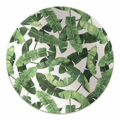Alfombra para silla de escritorio Hojas tropicales