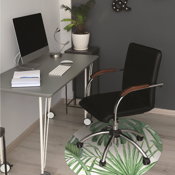 Alfombrilla para silla de escritorio Palma y monstruo