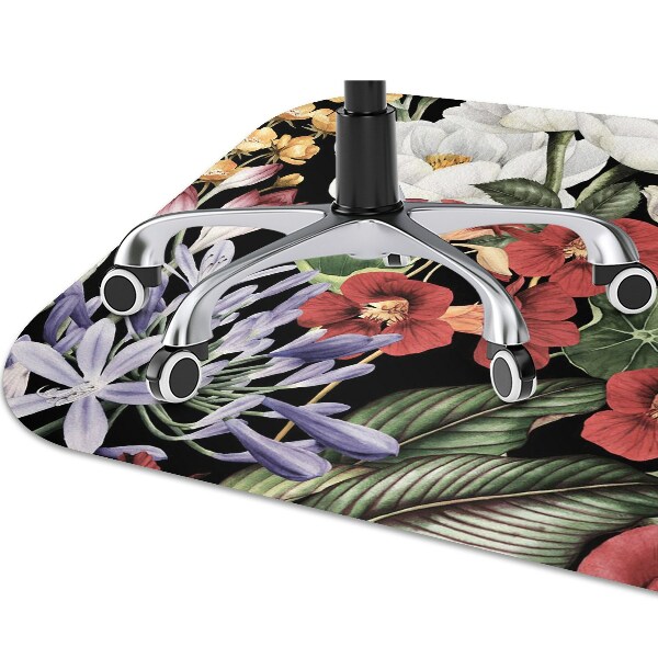 Alfombra silla ordenador Peonía