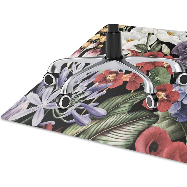 Alfombra silla ordenador Peonía