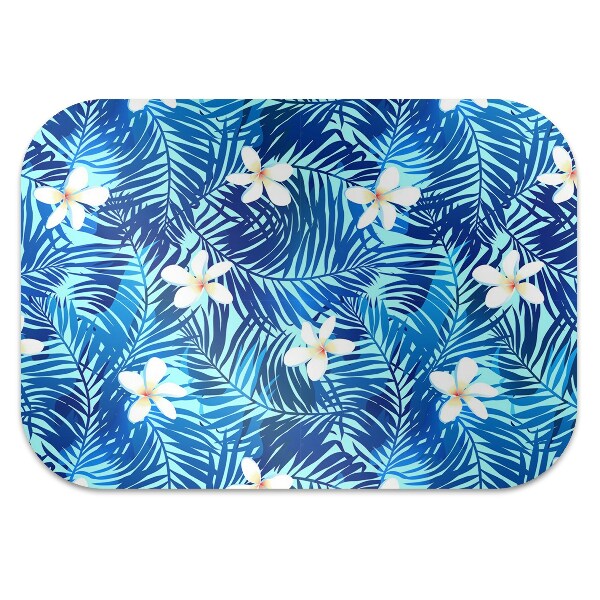 Alfombra silla ordenador Flor de lei