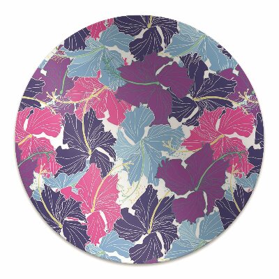 Alfombra para silla de escritorio Hibisco