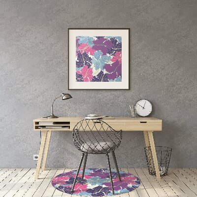 Alfombra para silla de escritorio Hibisco