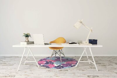 Alfombra para silla de escritorio Hibisco