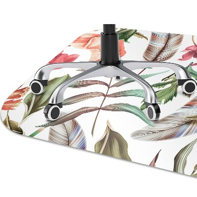 Alfombra para silla de escritorio Plantas y hojas