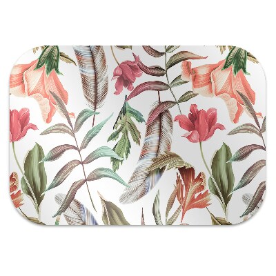 Alfombra para silla de escritorio Plantas y hojas