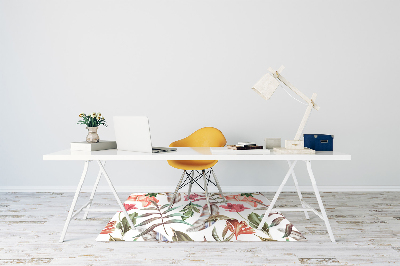 Alfombra para silla de escritorio Plantas y hojas