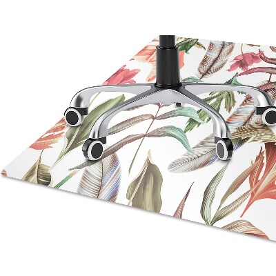 Alfombra para silla de escritorio Plantas y hojas