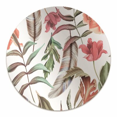 Alfombra para silla de escritorio Plantas y hojas