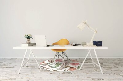 Alfombra para silla de escritorio Plantas y hojas