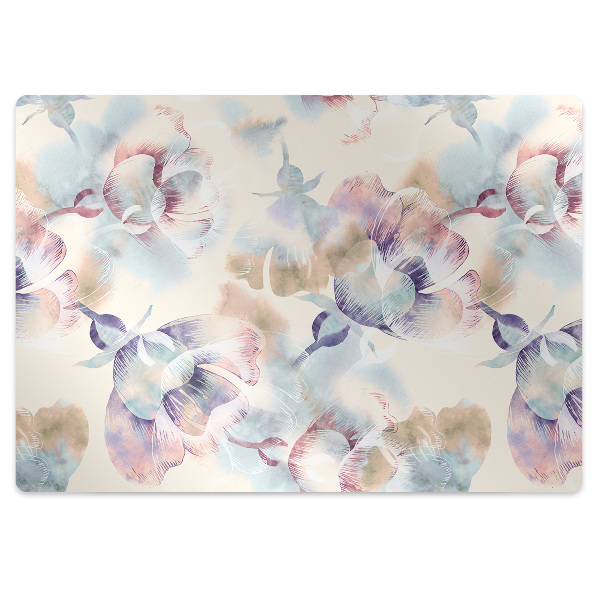 Alfombra para silla de escritorio Patrón floral