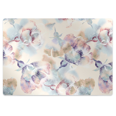 Alfombra para silla de escritorio Patrón floral