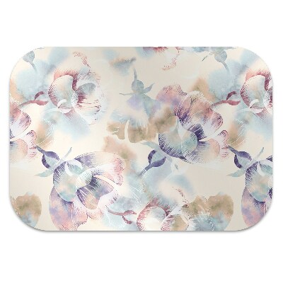 Alfombra para silla de escritorio Patrón floral