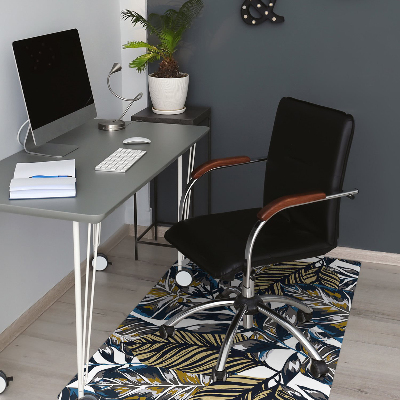 Alfombra protectora suelo para silla Palmeras
