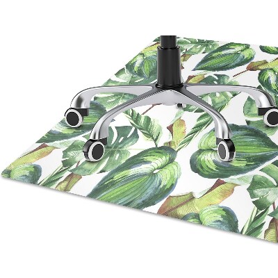 Alfombra silla ordenador Hojas de palma
