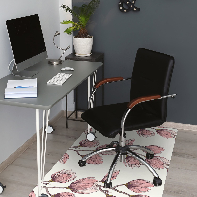Alfombra para silla de escritorio Enredadera