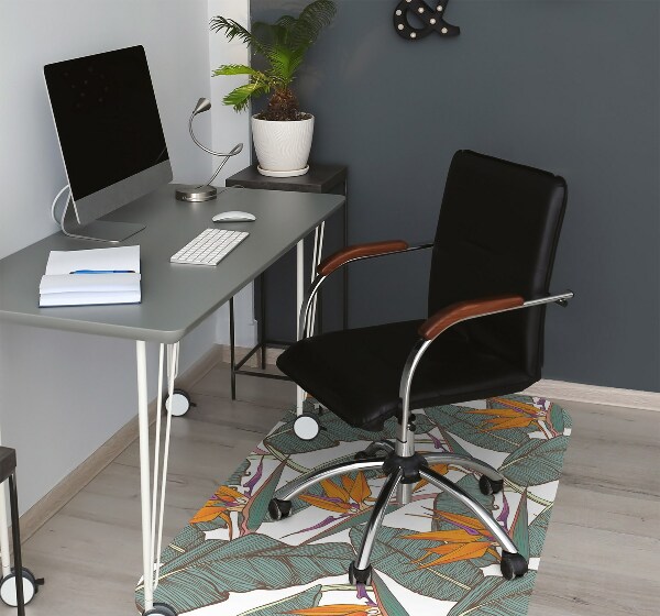 Alfombra para silla de escritorio Zona tropical