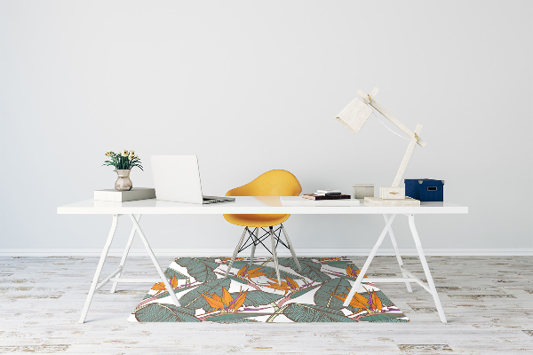 Alfombra para silla de escritorio Zona tropical
