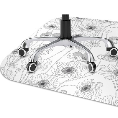 Alfombra para silla de escritorio Contornio de maków