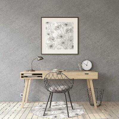 Alfombra para silla de escritorio Contornio de maków