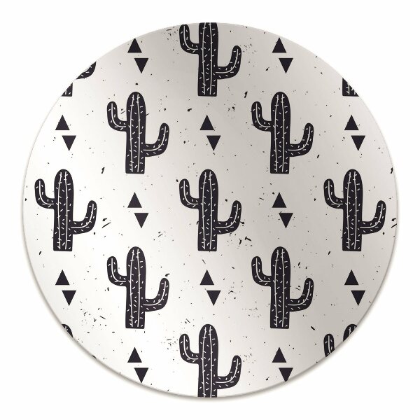 Alfombra para silla de escritorio Cactus blancos