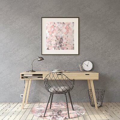 Alfombra para silla de escritorio Flores pintadas