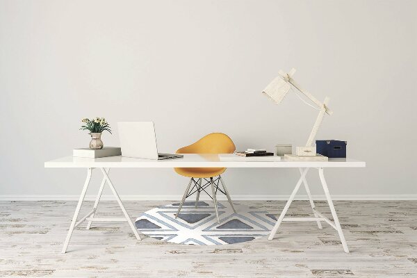 Alfombra para silla de escritorio Triangulos