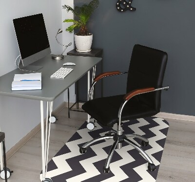 Alfombra silla escritorio Zigzags