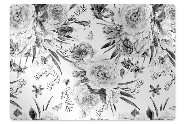 Alfombra para silla de escritorio Ramo de flores